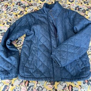 Old Navy Chambray Quilted Jacket